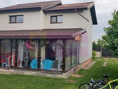 Sabareni, casa 2011, P+M 4 camere + dependinte, curte 500 mp