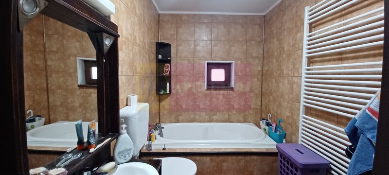 Sabareni, casa 2011, P+M 4 camere + dependinte, curte 500 mp